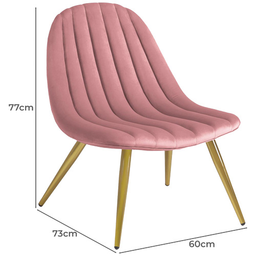 Neven Velvet Accent Chair Temple & ster