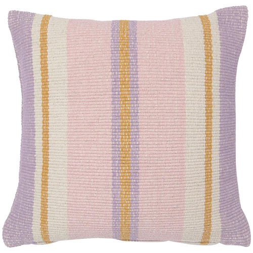 Pink Stripe Hannah Cotton Outdoor Cushion Cover