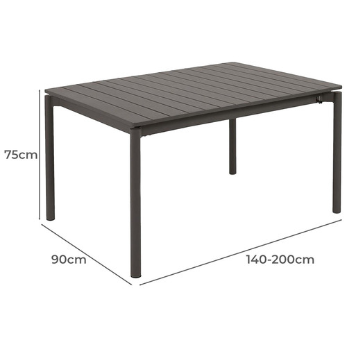Aella Outdoor Extendable Dining Table