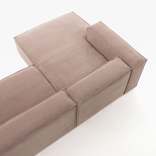 Cordelia 3 Seater Corduroy Sofa with Chaise