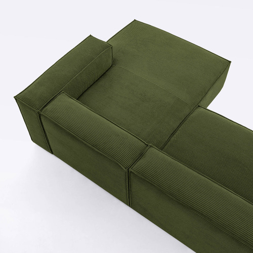 Cordelia 3 Seater Corduroy Sofa with Chaise