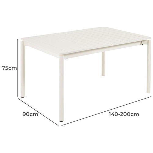 Aella Outdoor Extendable Dining Table