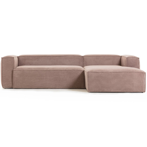 Cordelia 3 Seater Corduroy Sofa with Chaise