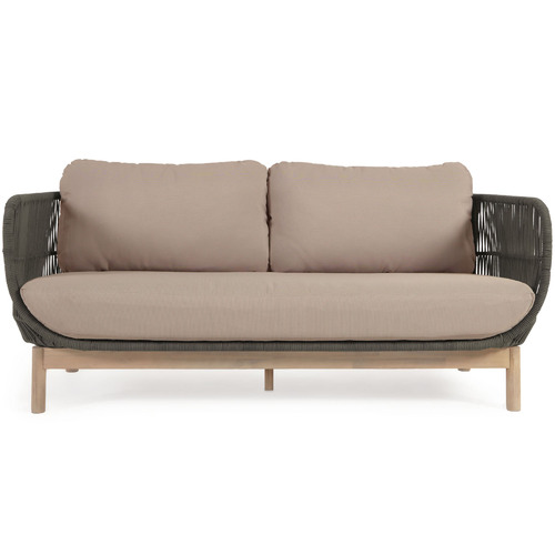 3 Seater Calix Acacia Wood Outdoor Sofa