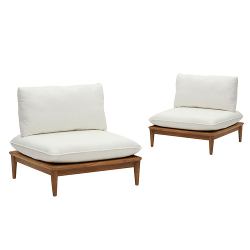 Lounge Chair Narrow Armless Chair Reko Outdoor Armless Lounge