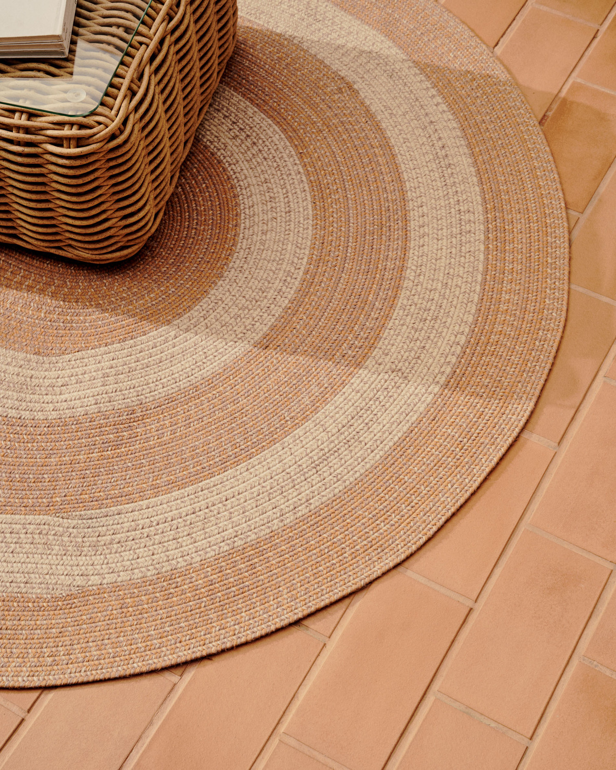 Orange Jorun Power-Loomed Indoor/Outdoor Rug