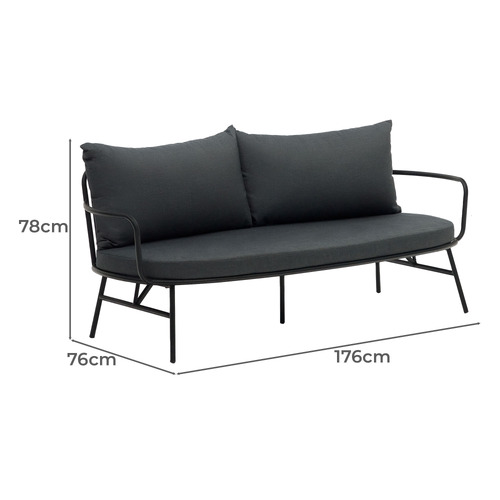 2 Seater Bornholm Upholstered Outdoor Sofa Temple & ster