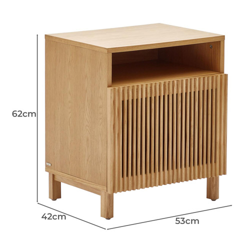 Bolmen Oak Wood Bedside Table