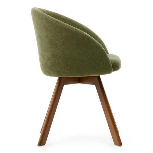 Blythe Chenille Swivel Dining Chair
