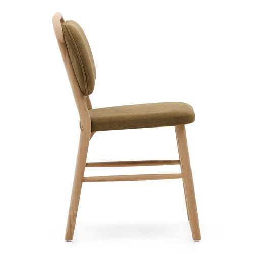 Poppy Oak Wood Dining Chairs