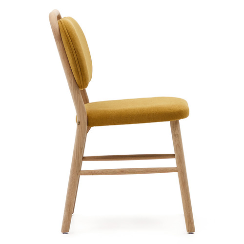 Poppy Oak Wood Dining Chairs