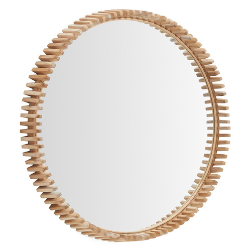 Avery Teak Wood Mirror