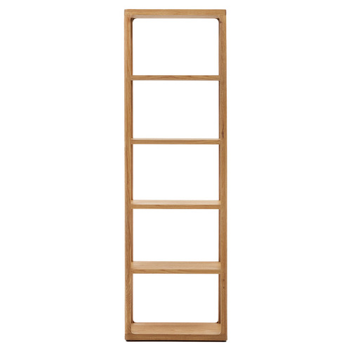 Bonnie 6 Tier Oak Wood Shelving Unit