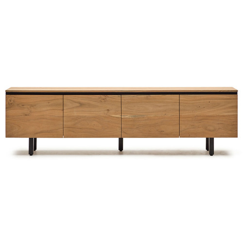 Cameron 4 Door Acacia Wood TV Unit