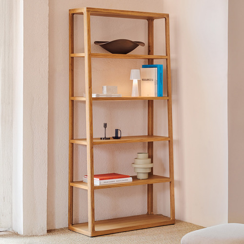 Bonnie Oak Wood Shelving Unit