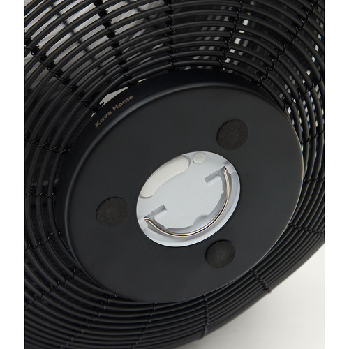 Black Riley Synthetic Rattan Portable Lamp