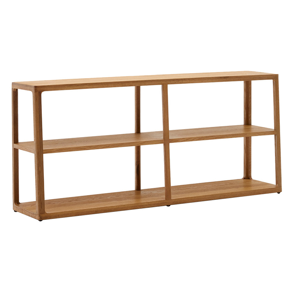 180cm Bonnie Oak Wood Shelving Unit