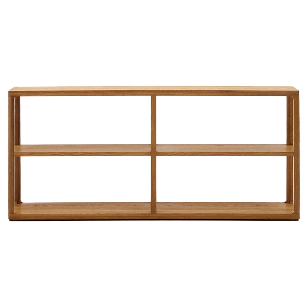 180cm Bonnie Oak Wood Shelving Unit