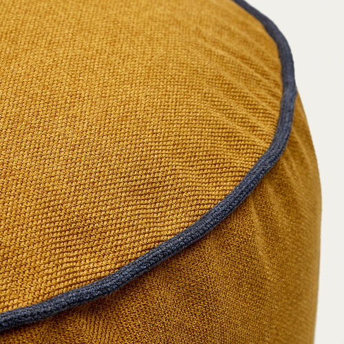 Mustard Quinn Pouffe