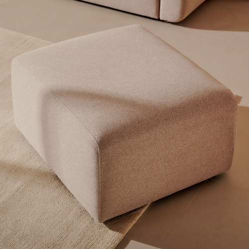 64cm Grey Addison Ottoman