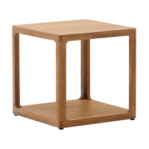 Bonnie Oak Wood Side Table