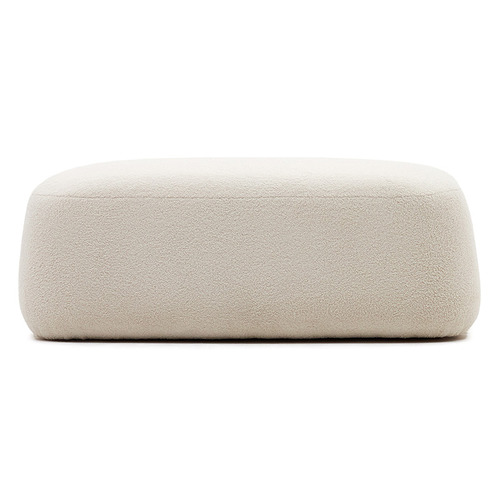 Cream Penelope Boucle Ottoman