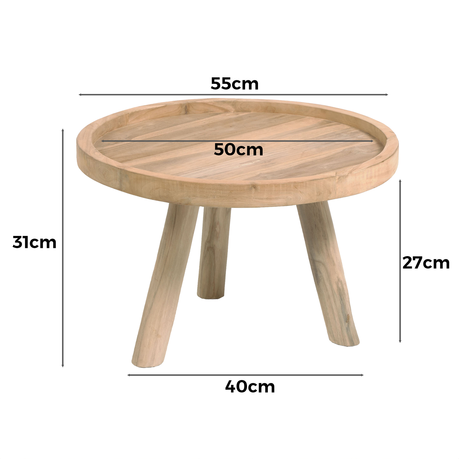 Levison Teak Wood Coffee Table