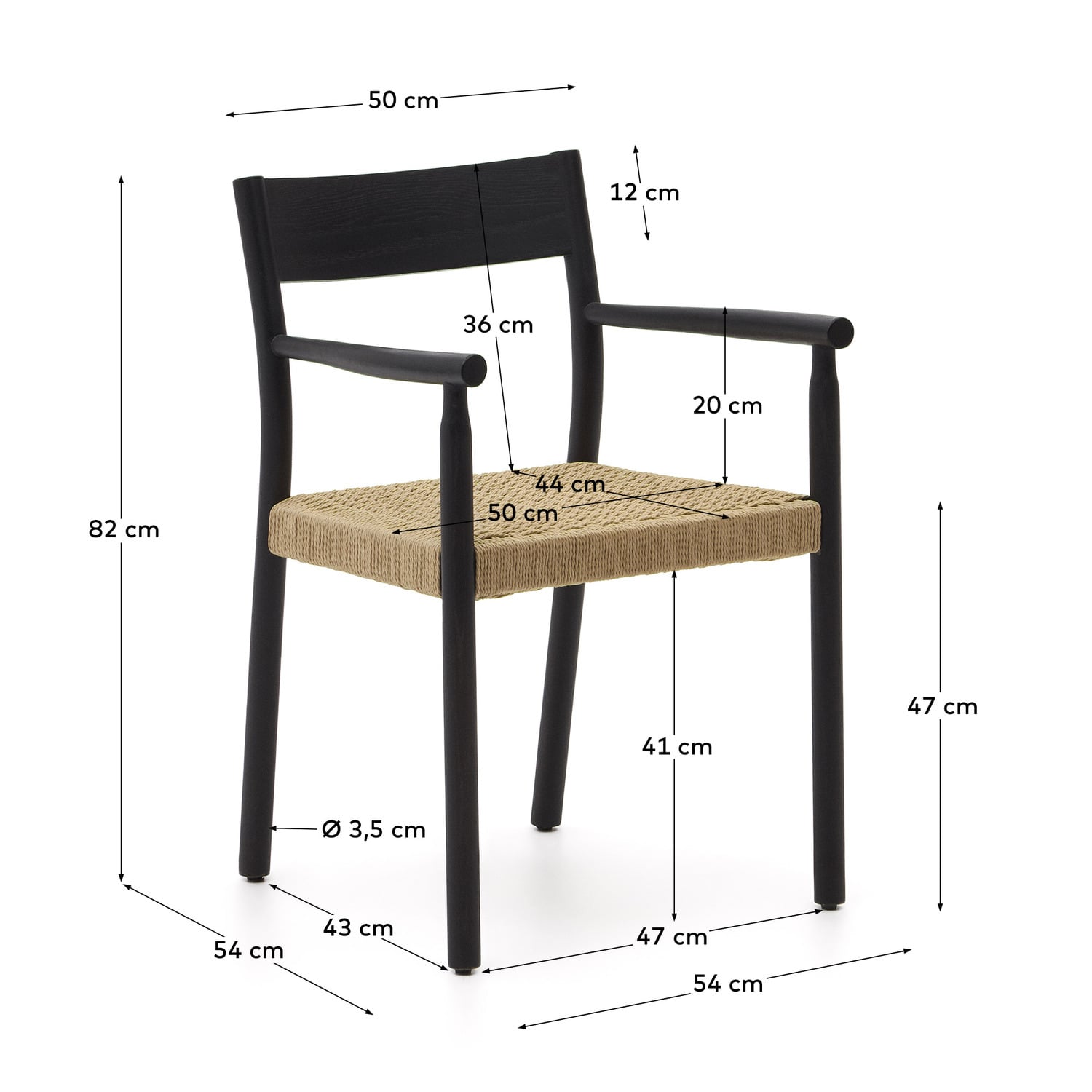 Annalise Oak Wood Dining Chairs