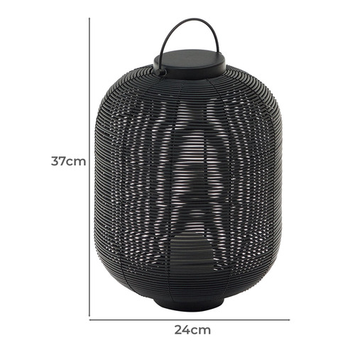 Black Riley Portable Lamp