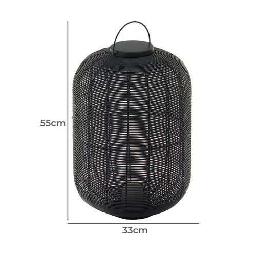 Black Riley Portable Lamp