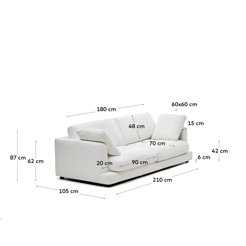 Olivia 3 Seater Sofa