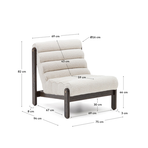 Harper Boucle Armchair