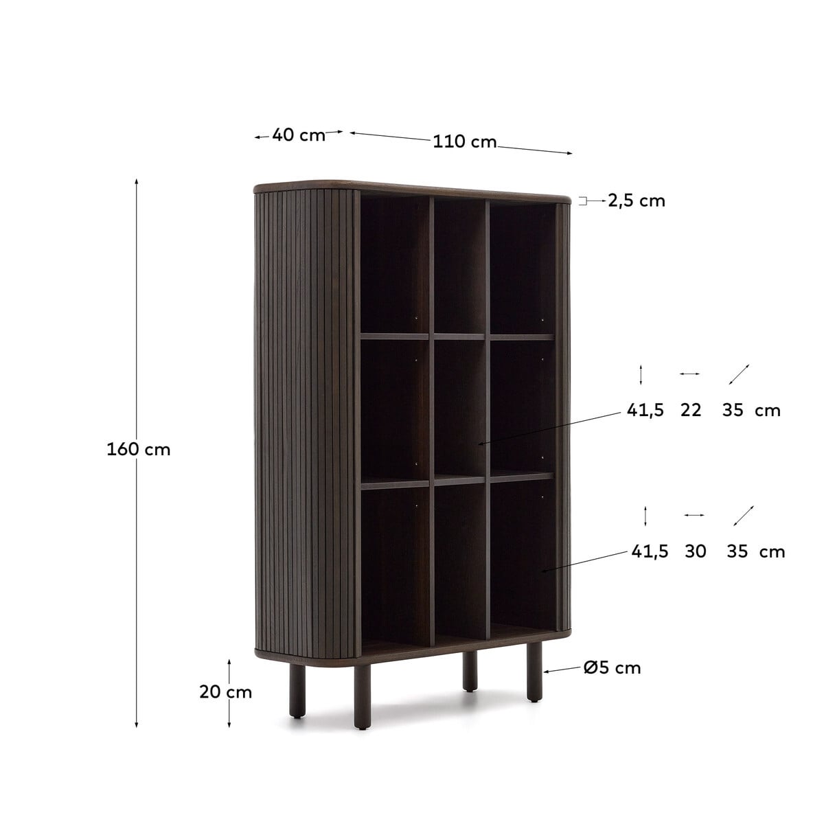 160cm Margot 2 Door Cabinet