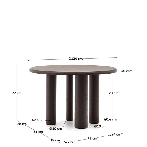 Margot Round Dining Table