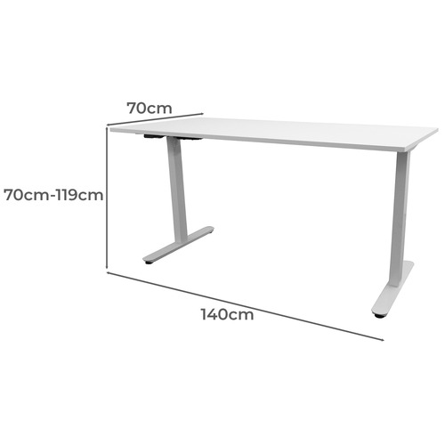 Princeton Steel Electric Sit & Stand Desk