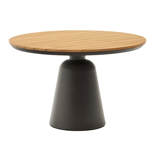 Andro Round Teak Wood Outdoor Dining Table