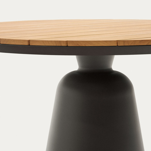 Andro Round Teak Wood Outdoor Dining Table