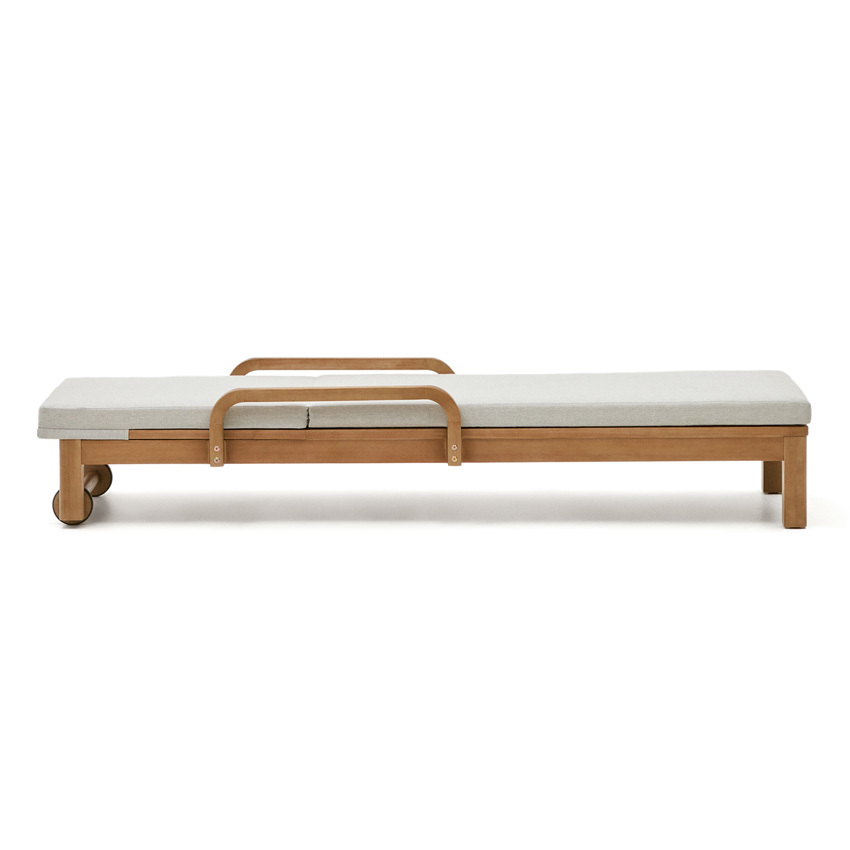 Alessa Eucalyptus Wood Sun Lounger