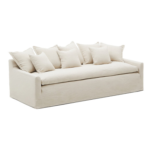 Lynea 3 Seater Linen Sofa