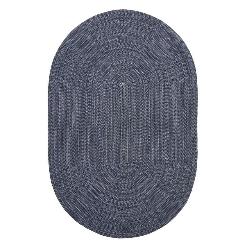 Blue Saverio Hand-Woven Oval Indoor/Outdoor Rug