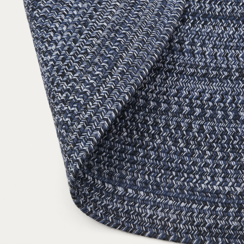 Blue Saverio Hand-Woven Oval Indoor/Outdoor Rug