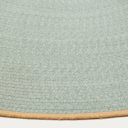 Green Fausto Hand-Woven Oval Indoor/Outdoor Rug