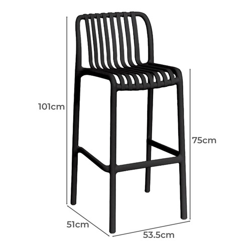 75cm Aristide Outdoor Bar Stools