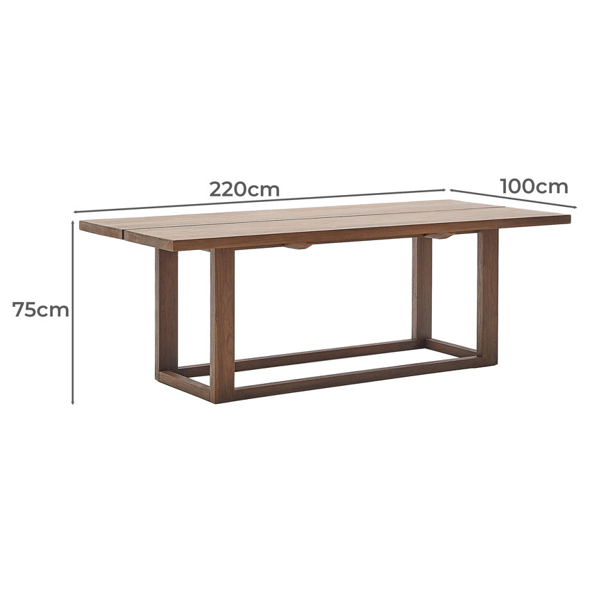 Mauriz Teak Wood Dining Table