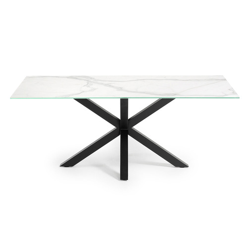 White & Black Camden Dining Table