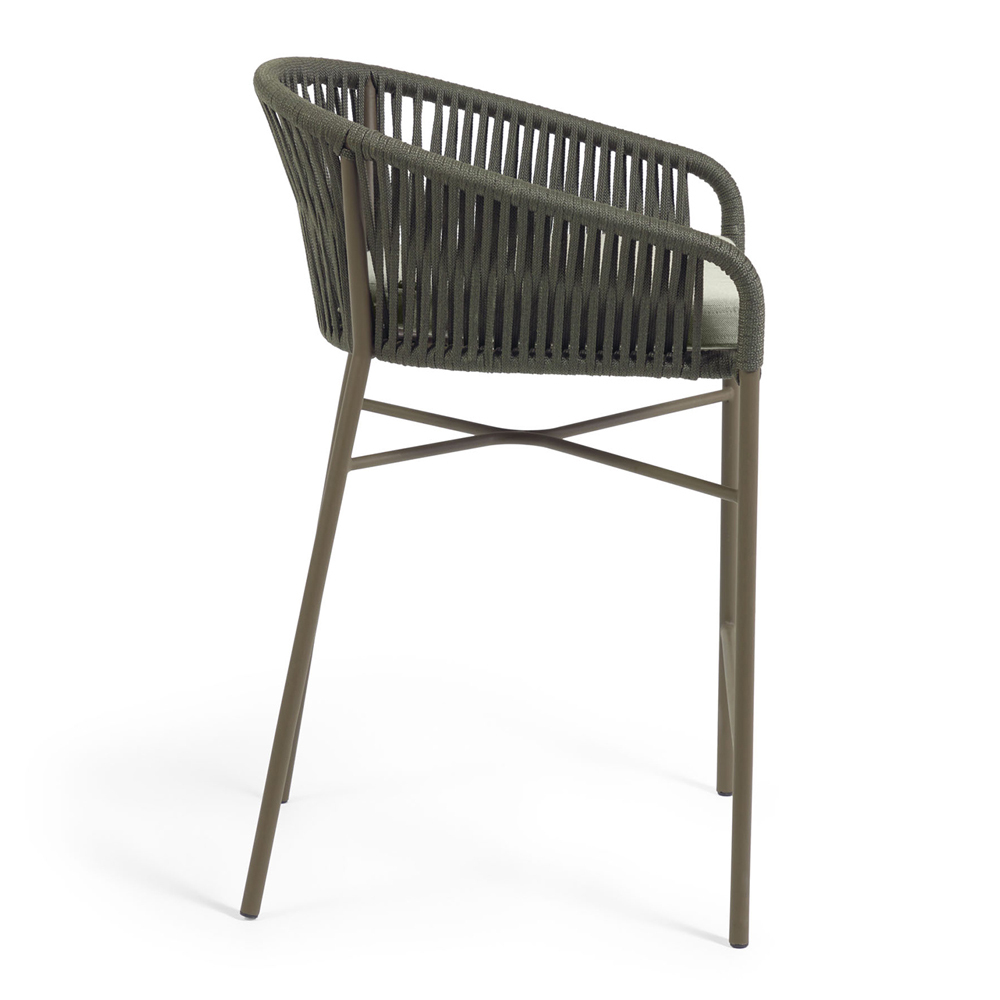 65cm Skyla Metal & Rope Barstool