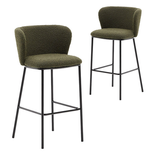 Elodie Boucle Bar Stools