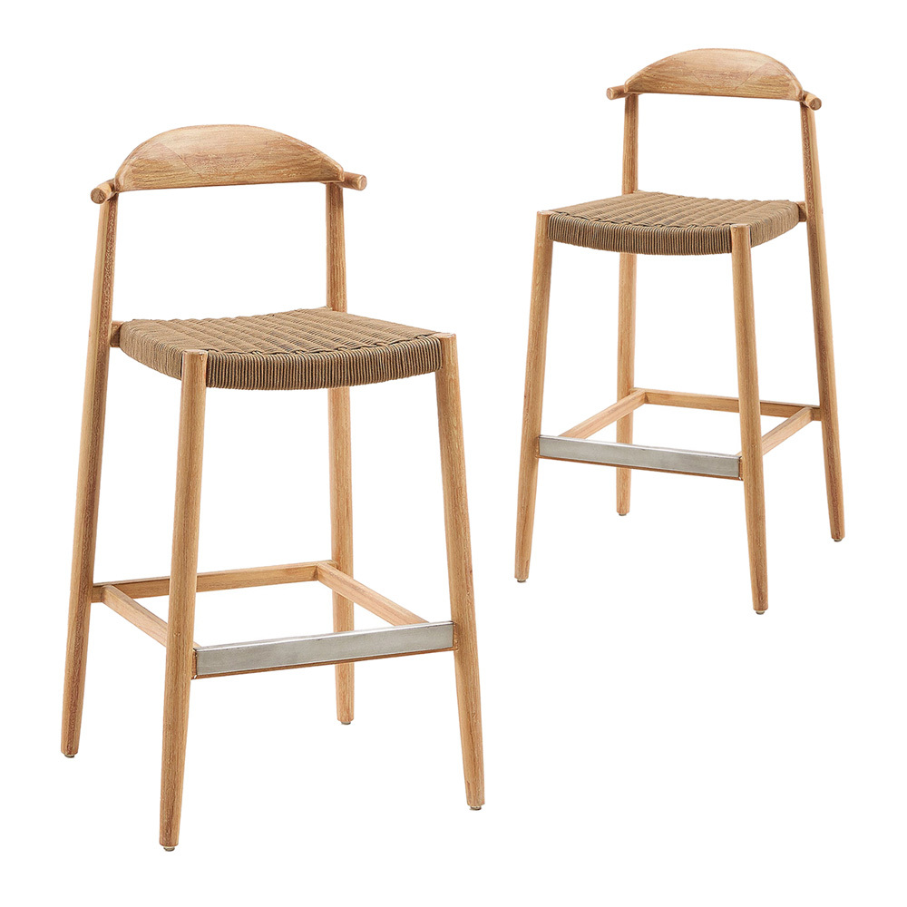 76cm Ronan Woven Rope Barstool