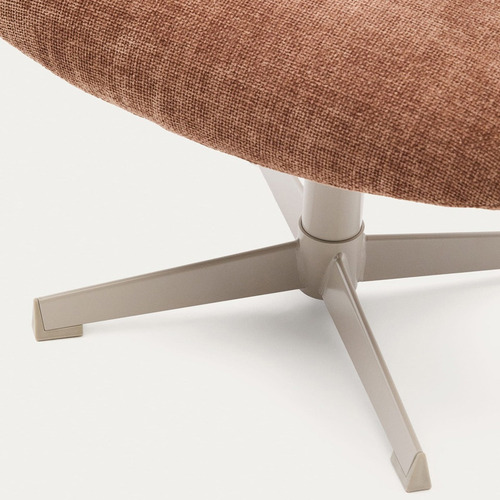 Lowell Chenille Footstool