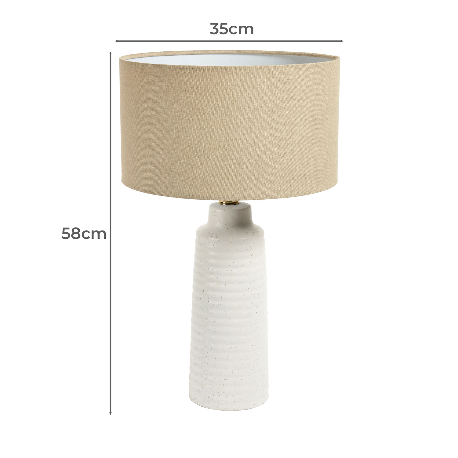 58cm Safwan Ceramic Table Lamp